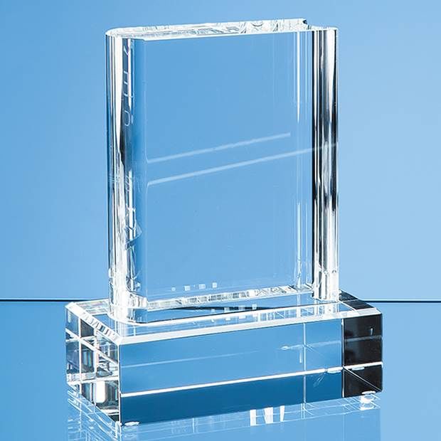 DY21 - 12.5cm Optical Crystal Book Award