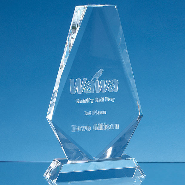 FC130 - 20.5cm Optical Crystal Cropped Iceberg Award