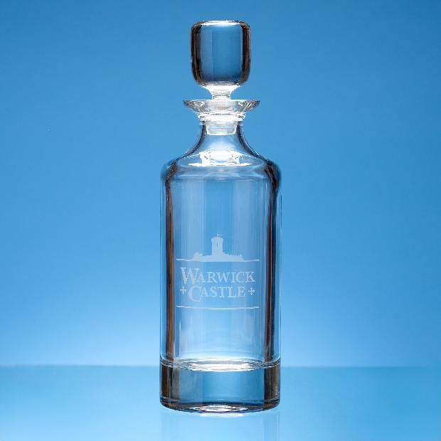 HM131 - 0.75ltr Round Crystal Decanter