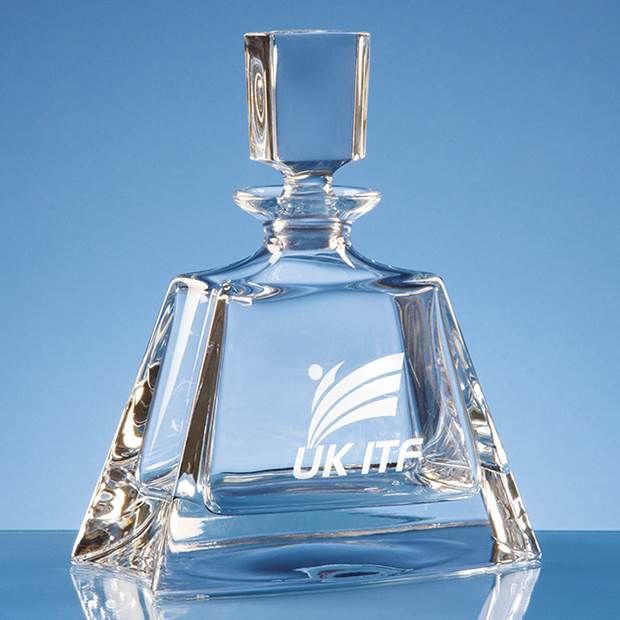 L419 - 0.7ltr Lead Crystal Midi Boston Decanter