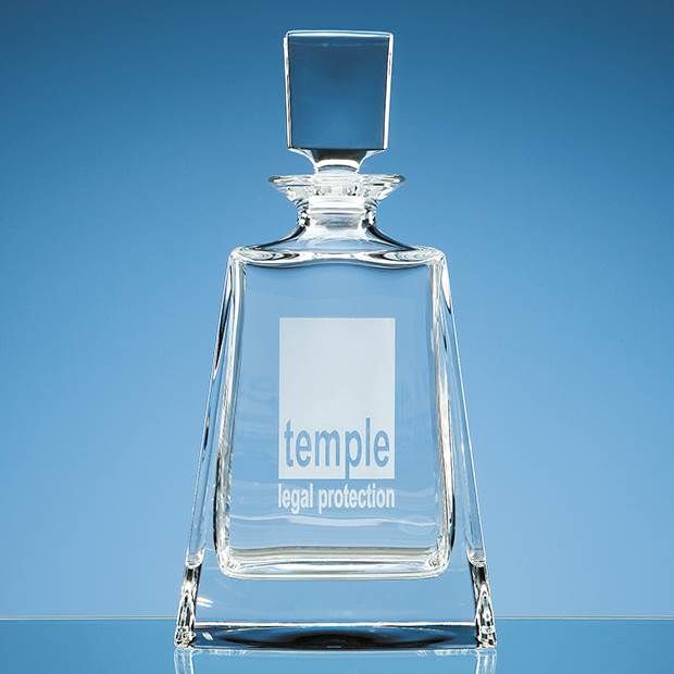 L420 - 0.7ltr Lead Crystal Boston Decanter
