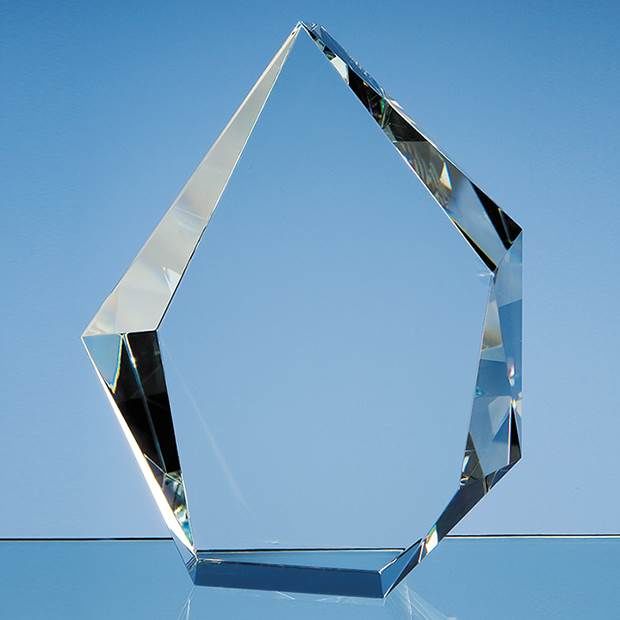 SY2077 - 20cm Optical Crystal Facet Iceberg Award