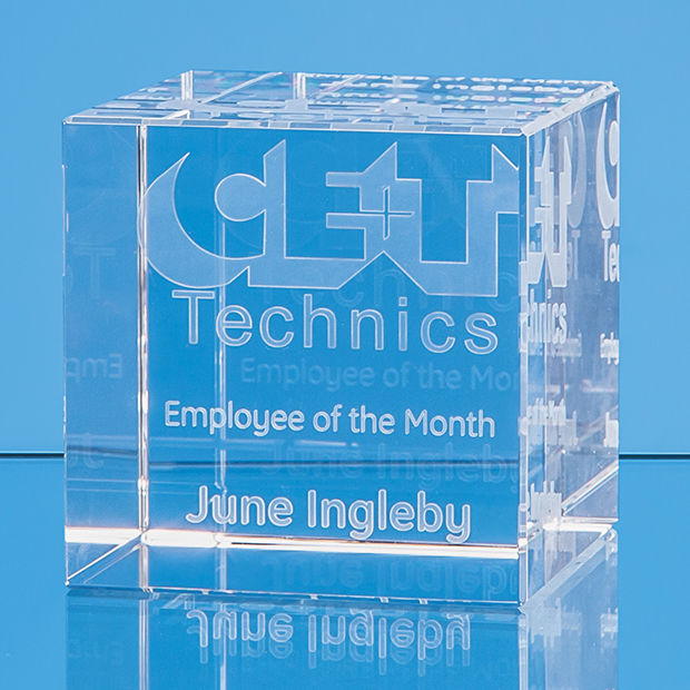 SY510 - 6cm x 6cm Optical Crystal Cube