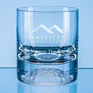 L106 - 10oz Handmade Golf Ball Base Whisky Tumbler