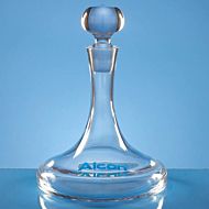 L447 - 1ltr Handmade Plain Ships Decanter