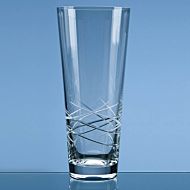 SL126 - 30cm Tiesto Cut Conical Vase