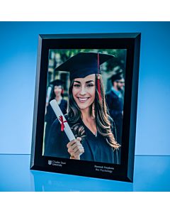 SY2017 - Black Surround Glass Frame for A4 Photo or Certificate, H or V