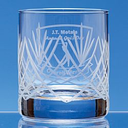 STL21 - 320ml Panel Whisky Tumbler with Frost Cutting