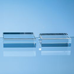 SY1083 - 12.5cm x 7.5cm Optical Crystal Base