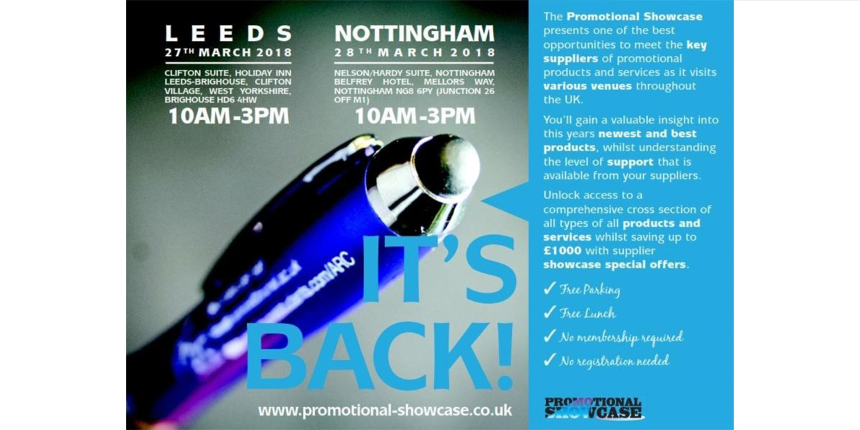 Promotional Showcase is Back