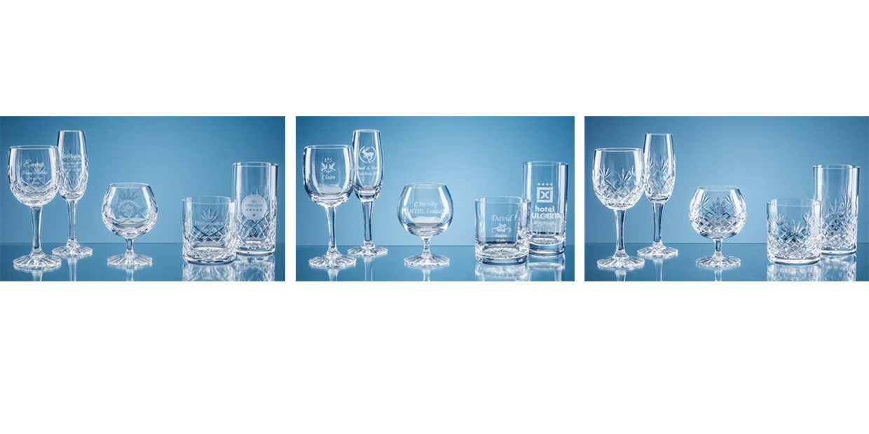 3 Sparkling Stemware Ranges